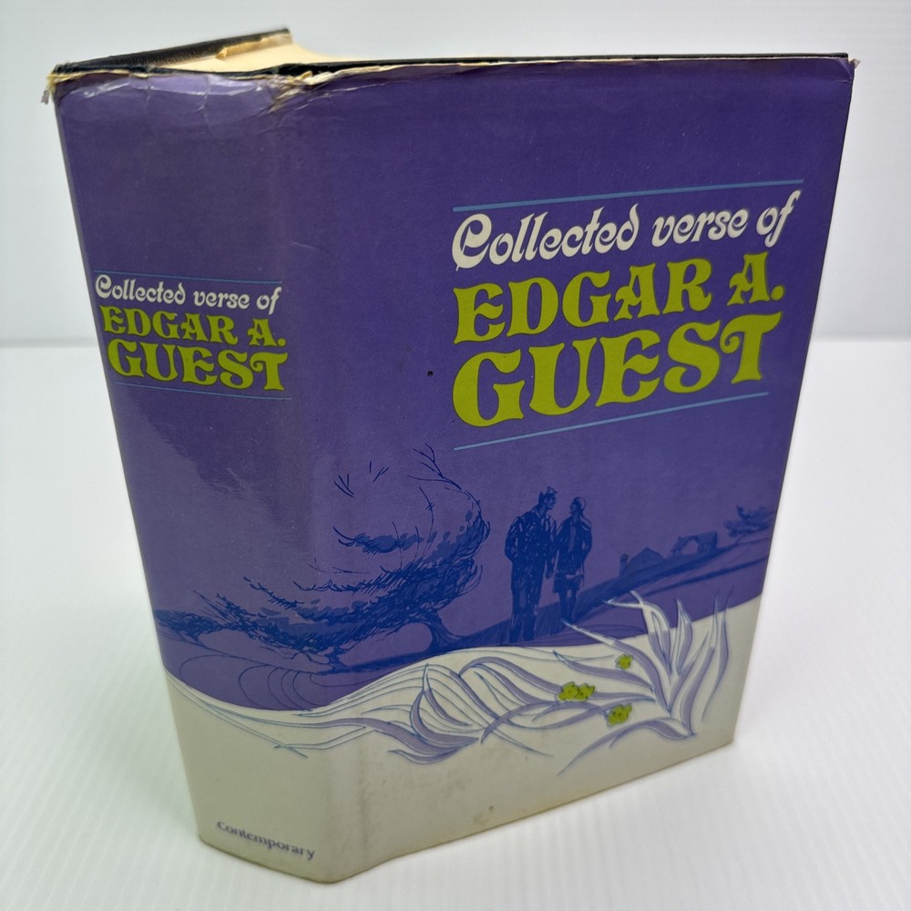 Collected Verse of Edgar A. Guest Hardcover Contemporary Books Inc. Poetry Book
