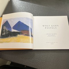 WOLF KAHN PASTELS Art Hardcover Book Harry N. Abrams 2000