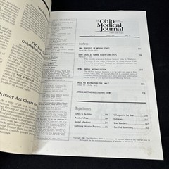 The Ohio State Medical Journal Magazine April 1980 Our Society Moves Ahead