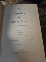 The Comedies Tragedies Histories of Shakespeare Player’s Edition 3 Volume Set