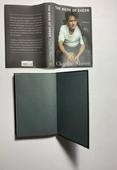 CHARLIE SHEEN “The Book of Sheen : A Memoir” SIGNED Hardcover First Edition 2025