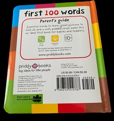 First 100 Ser.: First 100 Words : A Padded Board Book by Roger Priddy (2011,…