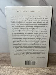 Age of Turbulence : Adventures in a New World by Alan Greenspan (2007) Hardcover