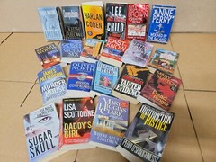 Lot of 20 Mystery Thriller Fiction Paperbacks Popular Author Books MIX UNSORTED