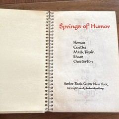 Vintage “Springs” Gift Book Lot (3) Joy Humor Friendship Decorative Hardcover