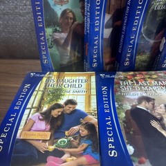 Lot of 7 Harlequin Silhouette Special Edition Romance Books Mixed Bundle Lot