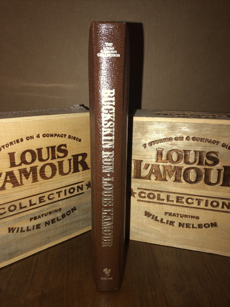 BUCKSKIN RUN Louis L’Amour Collection GENUINE LEATHER Gold Gilt Page Edges West