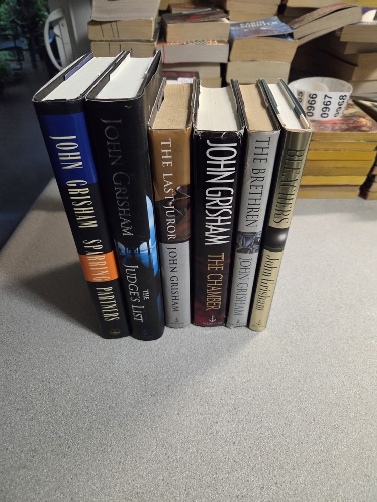 John Grisham. Lot Of 6 Hardcover Legal Crime Thriller