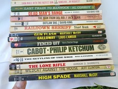 —You choose – nice vintage 1960s 1970s western paperback cowboy books