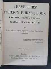 TRAVELLERS’ FOREIGN PHRASE BOOK HARDCOVER 1951 Julius O. Kettridge 272 Pages