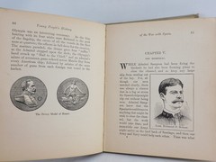 Antique Young People’s History Of The Spanish War 1900 Prescott Holmes Illus HC