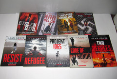 Lot of 9 youth war/survival books by Alan Gratz & Marsha Forchuk Skrypuch TPB