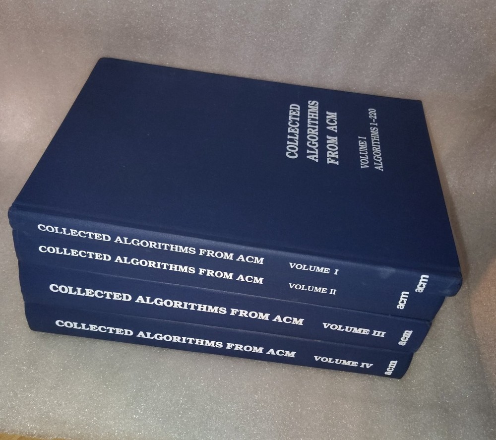 Collected Algorithms from ACM Volumes I-IV 1980-1983 Computer Science