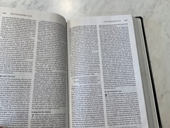 NIV Thinline Bible 2005 Navy Blue Bonded Leather Text 1984
