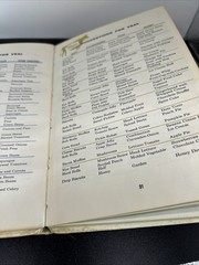 Vintage 1961 Cutco cook book Worlds FInest Cutlery Recipes Houston TX Knives