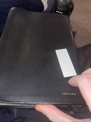 Holy Bible English Standard Version ESV Crossway 2001 Bonded LEATHER Black