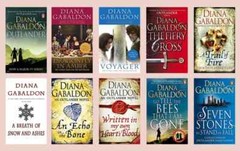Complete Set Series Lot of 10 Outlander Historical-Fic Books by Diana Gabaldon