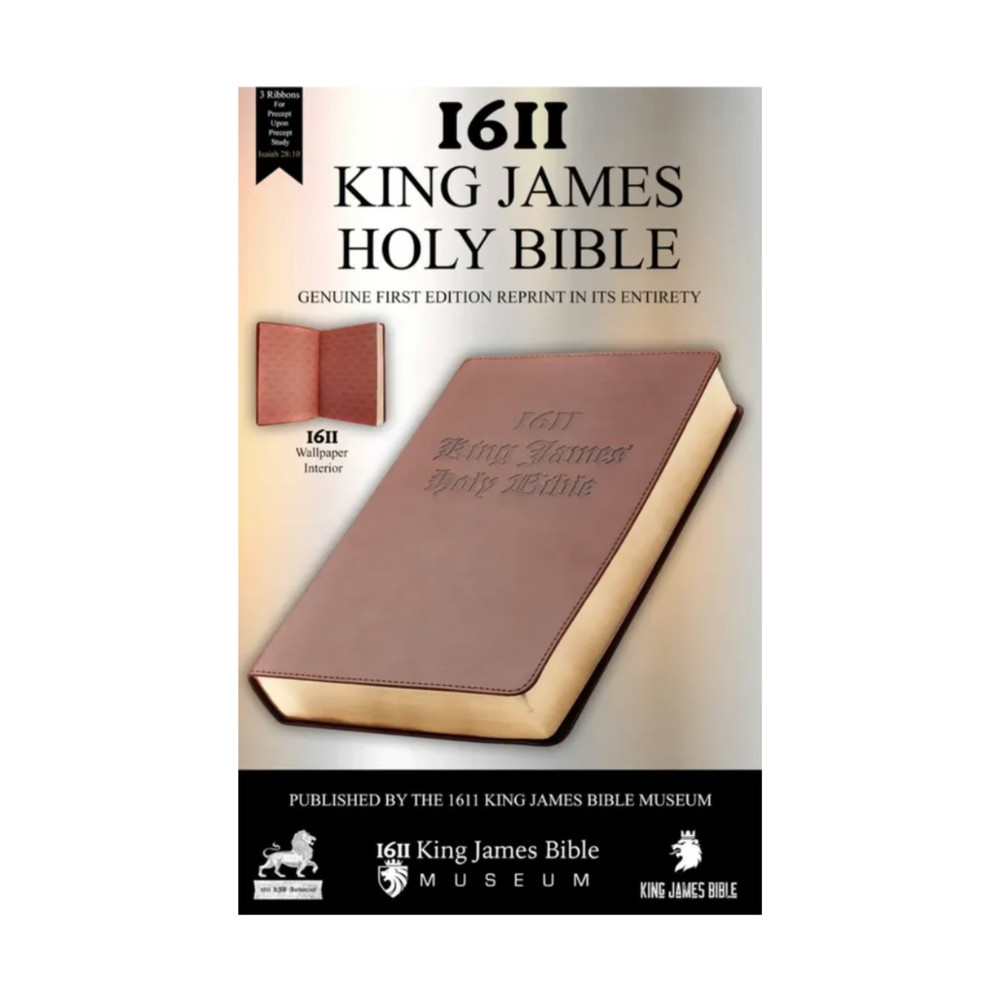 1611 King James Bible Facsimile w/ Apocrypha, 1st Edition Reprint – Brown