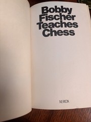 Bobby Fischer Teaches Chess VTG Hardcover Book