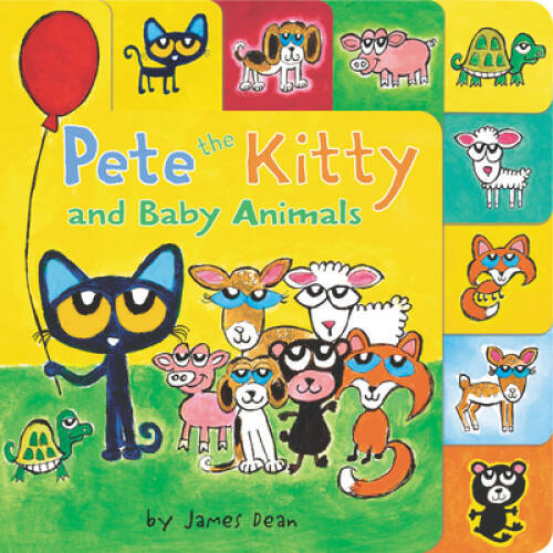 Pete the Kitty and Baby Animals (Pete the Cat) – Board book – VERY GOOD