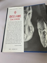 Declare Book Tim Powers Signed Limited Edition Subterranean Press Number 401/474