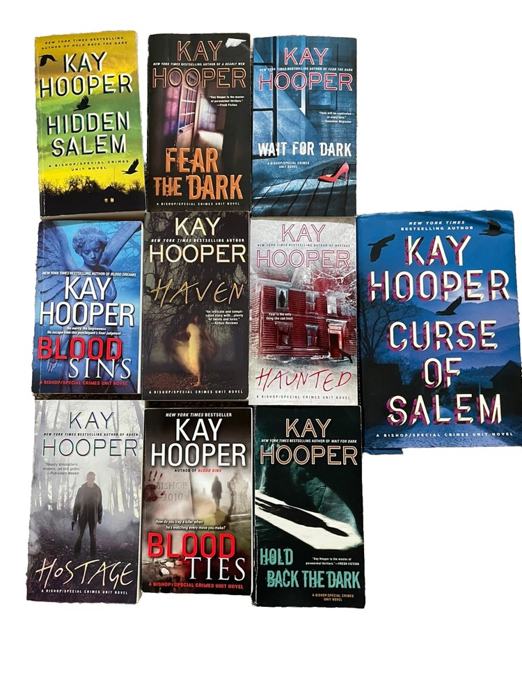 Kay Hooper Lot 10 PB Bishop /Special Crimes Unit Series Quinn Thief Files