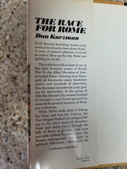 The Race For Rome: How Eternal City was Saved from Nazi Dan Keurzman WWII