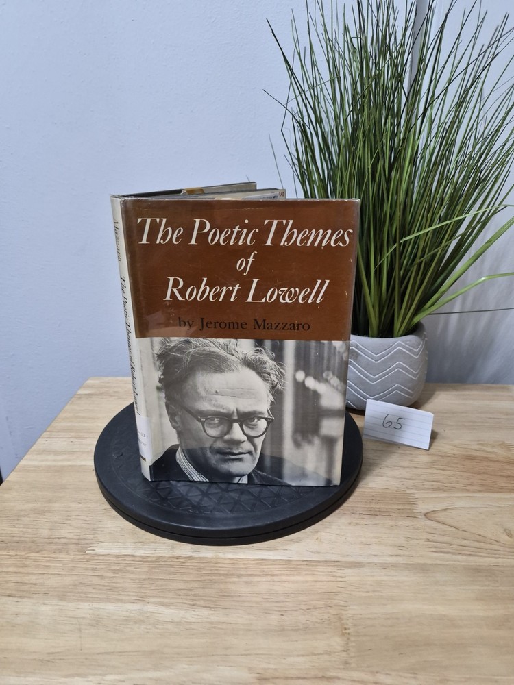 The Poetic Themes of Robert Lowell by Jerome Mazzaro 1965 Hardcover Dust Jacket