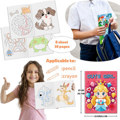 20 Pcs Small Coloring Books for Kids Ages 4-8(5.1 * 6.7in), Bulk Coloring Books