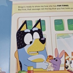 Bluey 4 Book Bundle The Creek, The Beach, Fruit Bat, Bob Bilby Hardcover