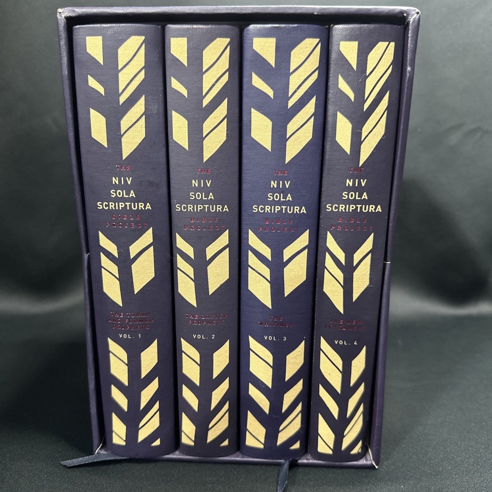 NIV Sola Scriptura Bible Project The Complete Collection 4 Volume Box Set