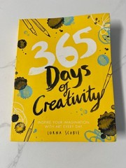 365 Days of Creativity Inspire Your Imagination with Art Every Day Used 2 pages
