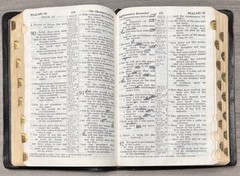 MOROCCO LEATHER Bible; RSV World 1962; Concordance; Thumb Indexed; Color Maps