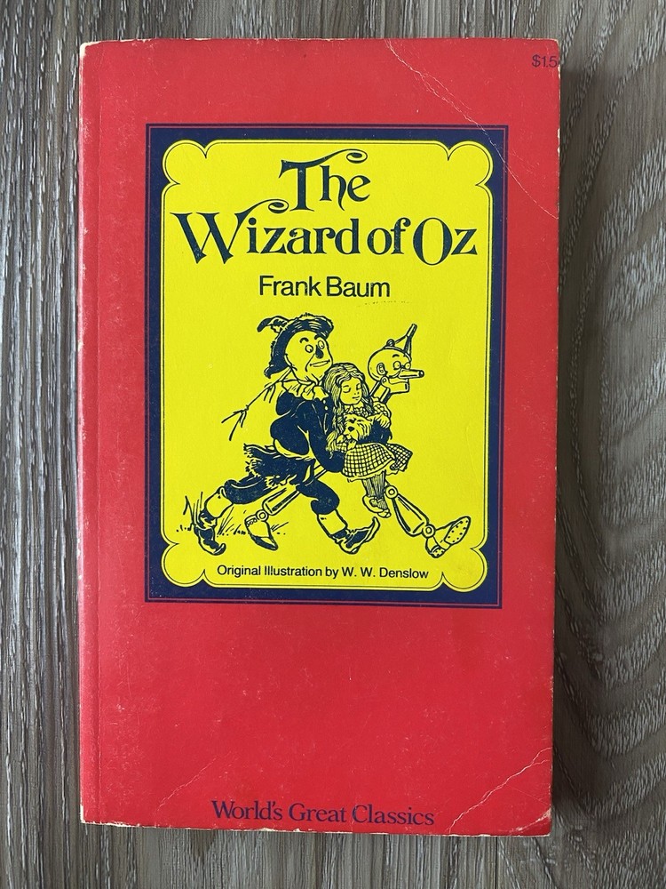The Wizard Of Oz L. Frank Baum Vintage Paperback Illustrated Classic