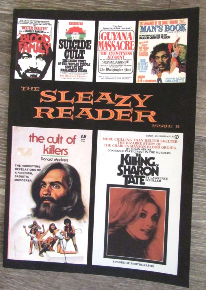 The Sleazy Reader Issue 8 – Fanzine for Vintage Adult by Justin Marriott (2018)