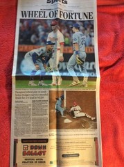 DAILY BREEZE SPORTS SECTION OCTOBER 7 2025 DODGERS MOOKIE BETTS