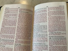 Bible NIV 1984 Thinline Forest Green Bonded Leather Double Column