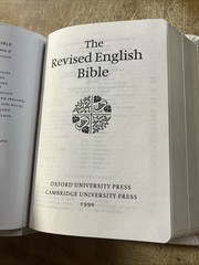 Revised English Bible (REB) White French Morocco Leather Rare Cambridge REB172W