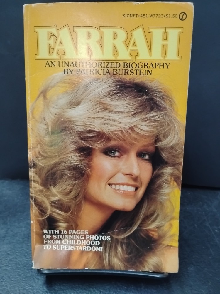 Farrah An Unauthorized Biography Used Paperback Patricia Burstein 1977 Signet