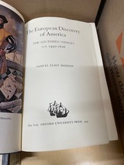 SAMUEL ELIOT MORISON: THE EUROPEAN DISCOVERY OF AMERICA – 2 vols HC/DJ