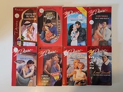 Lot of 100 Harlequin/Silhouette Desire Romance Paperbacks Random Mix Vintage