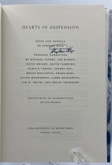 STEPHEN KING SIGNED AUTOGRAPHED HEARTS IN SUSPENSION HC BOOK *SHIPS SAME DAY* #3