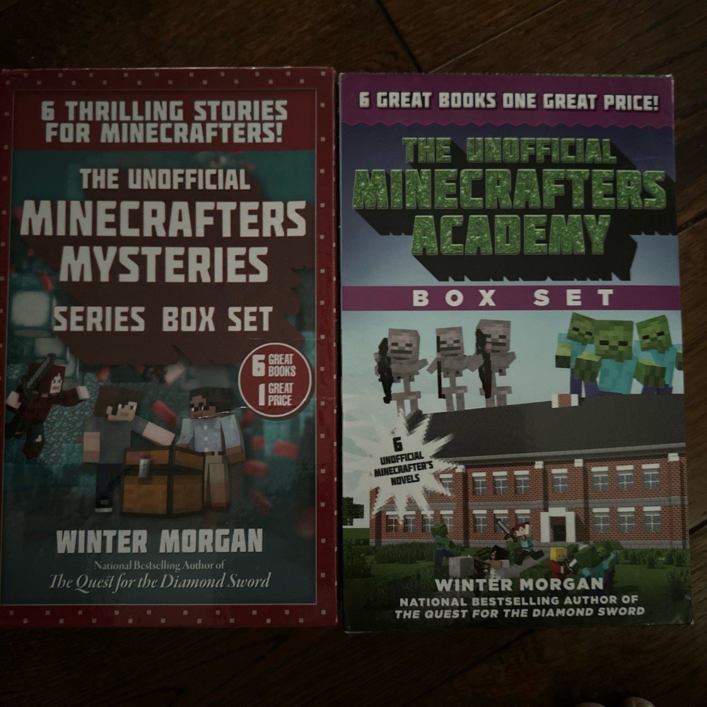 The Unofficial Minecrafters Academy And Mysteries, 2 Box Sets (12 Books)