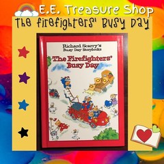 Richard Scarry Books, Set of 8, Vintage 1997, New Condition, Busy Day Storybooks