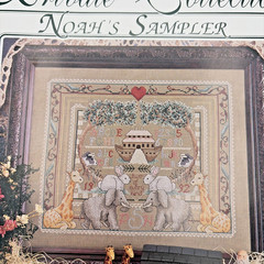 Noah’s Sampler Alma Lynne’s Private Collection Cross Stitch ALX-103 1992 Vintage