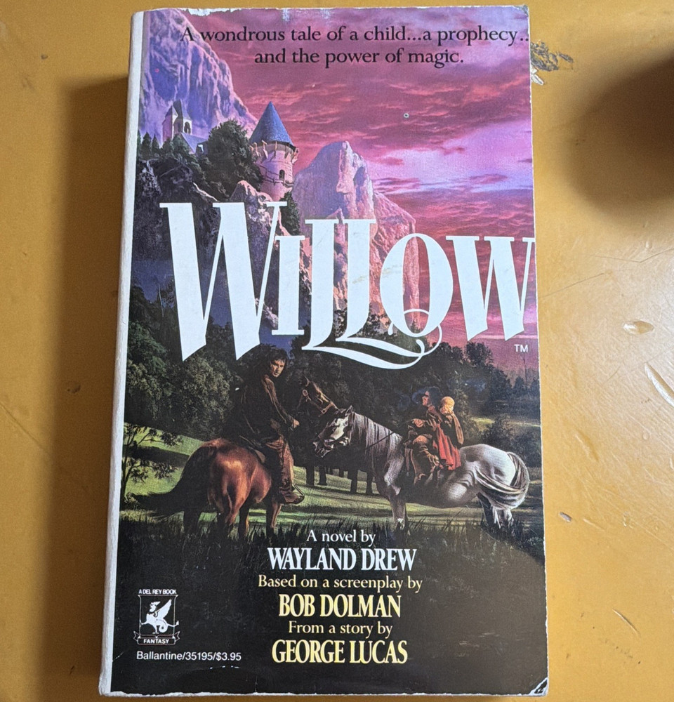 Willow Wayland Drew Ballantine Paperback Fantasy 1988 Film/TV Adaptation