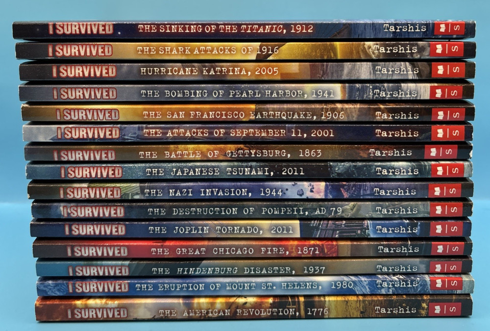 2010s Lot of 15 „I Survived” Scholastic Chapter Paperback Books- New, Never Read