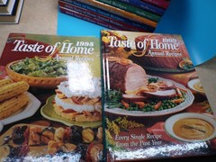 Taste of Home Annual Recipes Cookbook Lot 12 Hardcover 1990’s-2000’s
