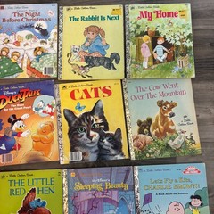 Lot Of 13 Little Golden Book mixed Children’s Books – Rabbit is Next – Sesame St