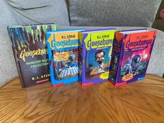 Goosebumps Lot of 4 Monster Edition #1, 2, 3/Monster Blood Collection Hardcover